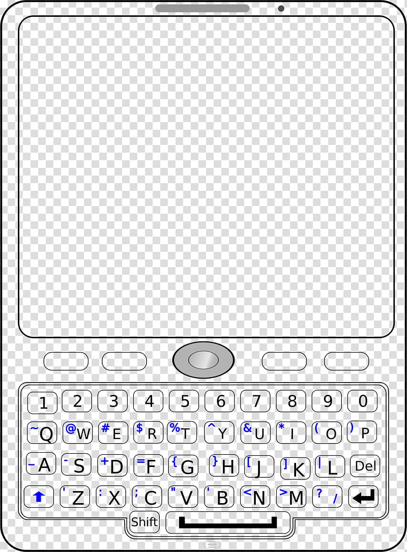 Feature phone Mobile Phones QWERTY Computer Icons , phonetic transparent background PNG clipart