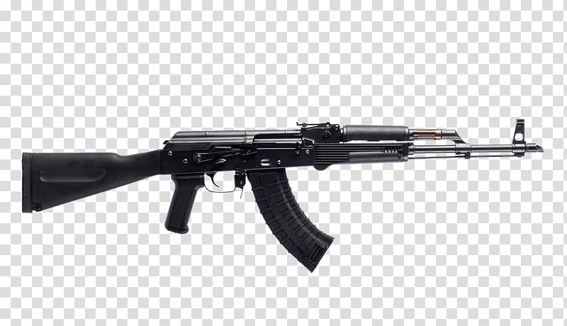 AK-47 Rifle Firearm 7.62×39mm Weapon, ak 47 transparent background PNG clipart