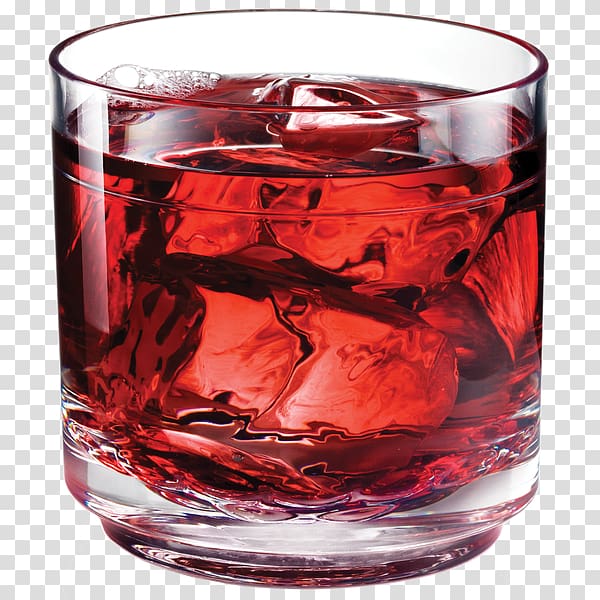 Negroni Old Fashioned glass Cocktail, cranberry juice transparent background PNG clipart