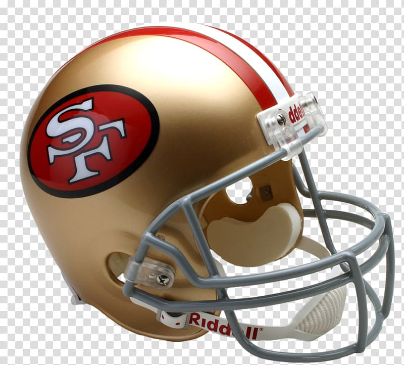 San Francisco 49ers NFL American Football Helmets Super Bowl Riddell, NFL transparent background PNG clipart