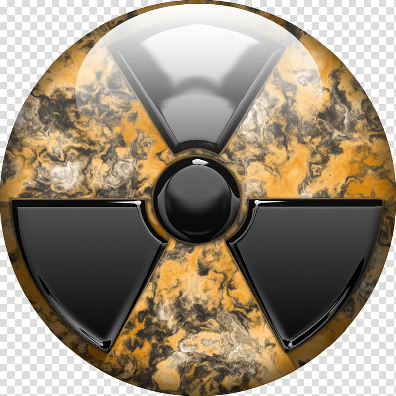 Radiation Computer Icons Radioactive decay Symbol, 3D computer graphics transparent background PNG clipart