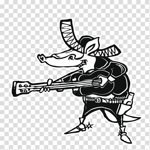 Armadillo Psychobilly Rockabilly Blues Rock and roll, Psychobilly transparent background PNG clipart