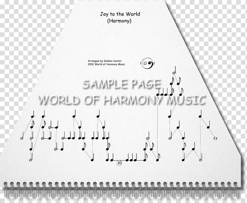 Sheet Music Zither Arrangement Harp, sheet music transparent background PNG clipart