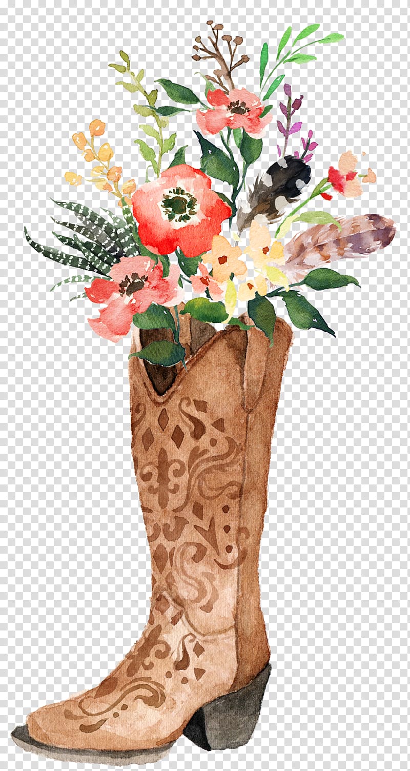sen department of watercolor flowers bouquet transparent background PNG clipart