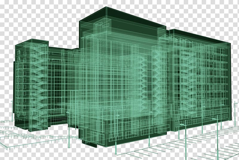 green building 3D illustration, Building life cycle Architecture Building information modeling Building design, building transparent background PNG clipart