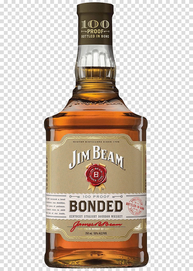 Bourbon whiskey American whiskey Distilled beverage Jim Beam Black Label, whiskey transparent background PNG clipart