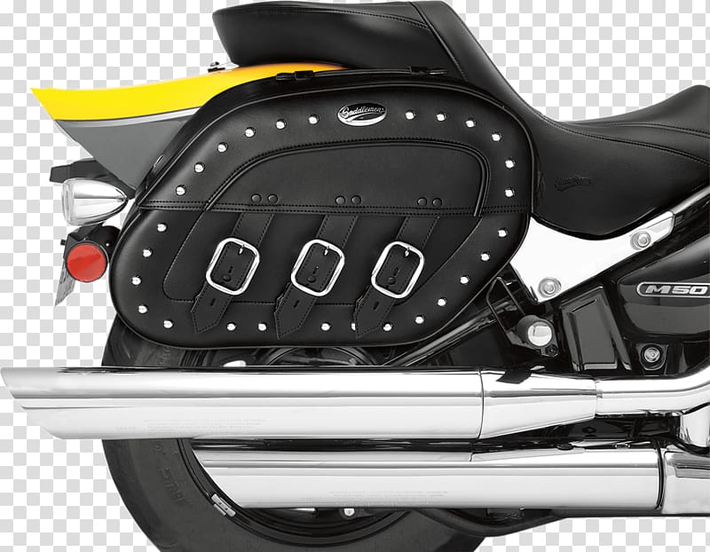 Saddlebag Motorcycle accessories Suzuki Boulevard C50 Kawasaki Vulcan, motorcycle accessories transparent background PNG clipart