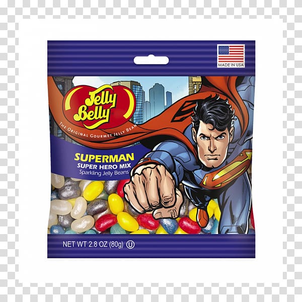 Gelatin dessert Superman The Jelly Belly Candy Company Jelly bean, jelly belly transparent background PNG clipart