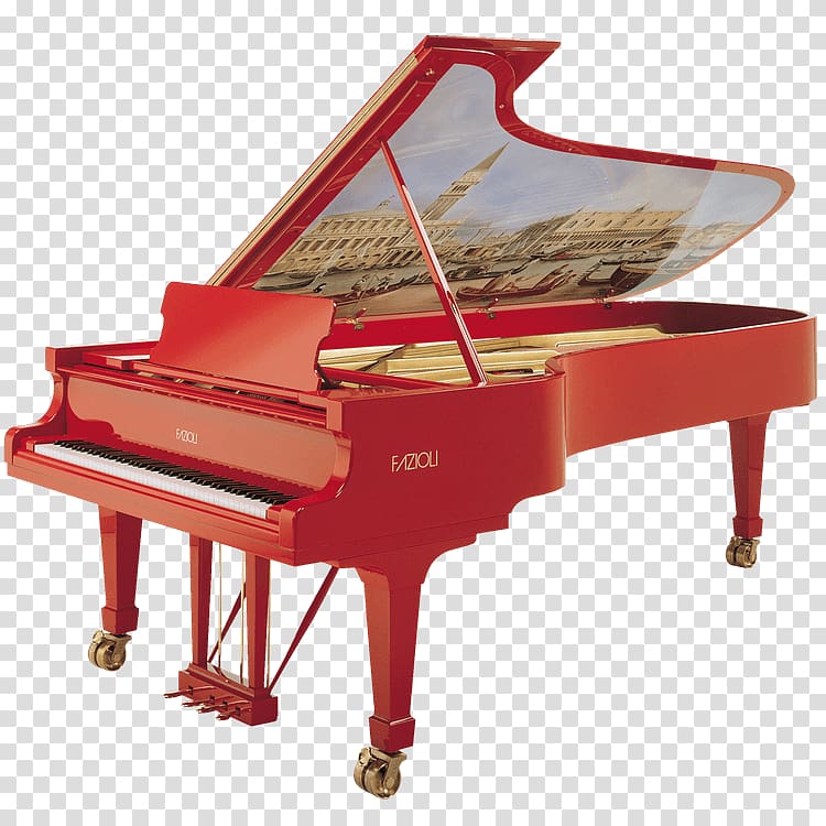 Fazioli Grand piano Musical Instruments Digital piano, piano transparent background PNG clipart