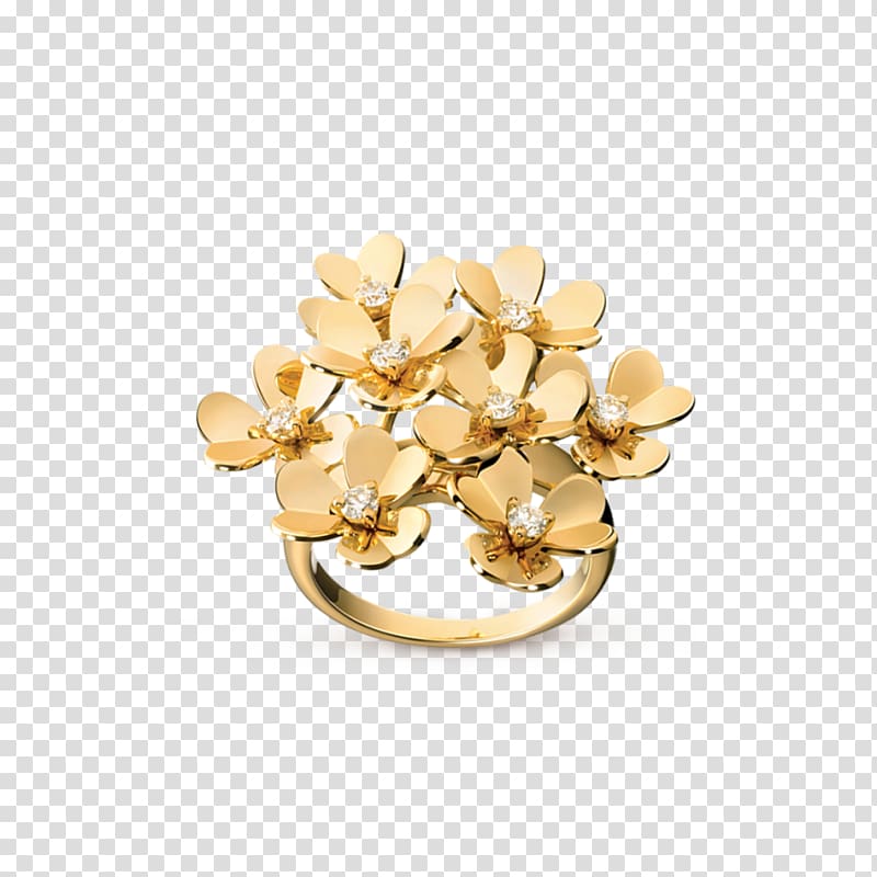 Van Cleef & Arpels Earring Jewellery Flower, Jewellery transparent background PNG clipart