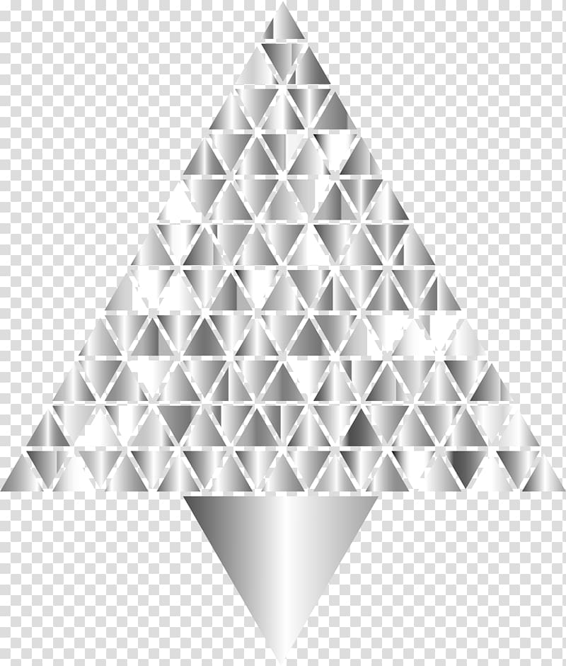 Triangle Tree, geometric pattern transparent background PNG clipart