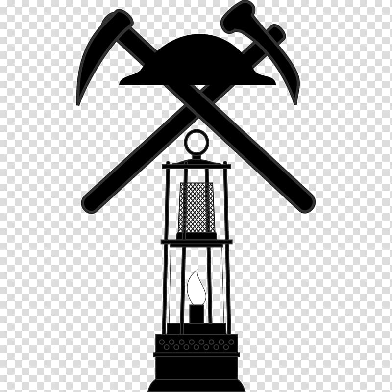 Safety lamp Davy lamp Miner Mining lamp, hammer and sickle transparent background PNG clipart
