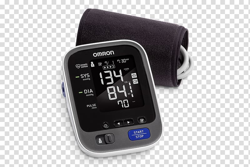 Blood Pressure Monitors Omron 10 Series Wireless Upper Arm Blood Pressure Monitor with Cuff T BP786 Hypertension, arm transparent background PNG clipart