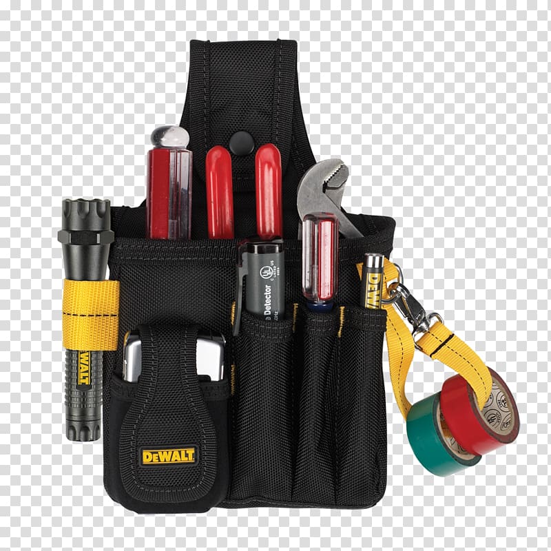 DeWalt Hand tool Tool Boxes Technician, tool belt transparent background PNG clipart