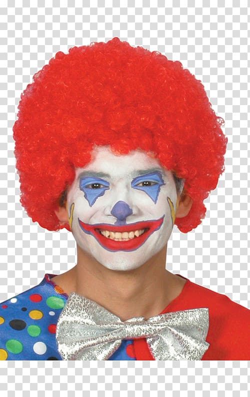 Wig Afro Hair Cosplay Clown, hair transparent background PNG clipart