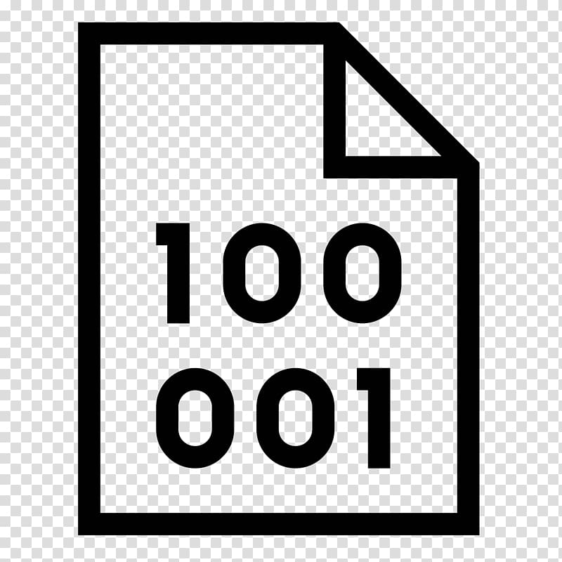 Computer Icons Binary file Binary number Binary code , Number icon transparent background PNG clipart