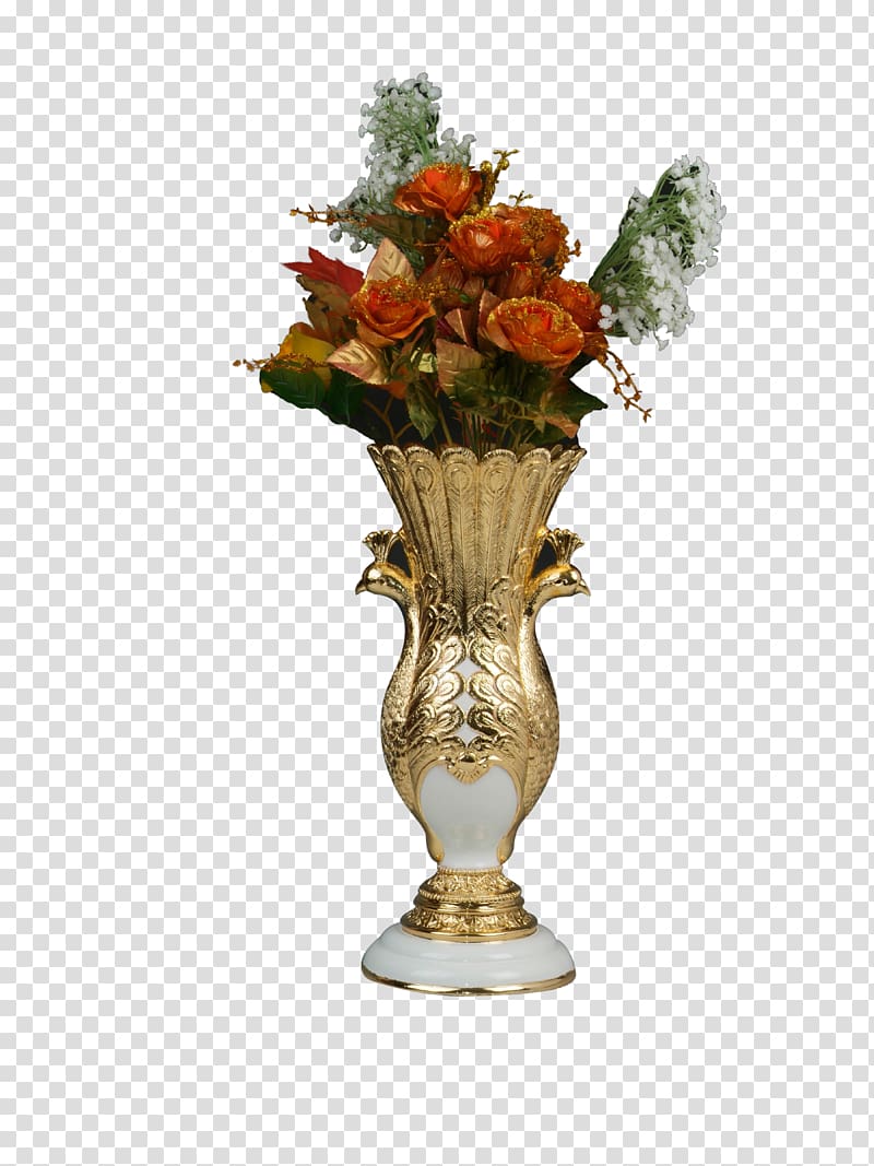 Vase Floral design Flower, Retro vase transparent background PNG clipart