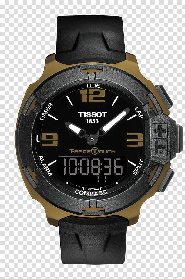 Tissot Herren T-Race Chronograph Watch Swiss made, Alarm watch transparent background PNG clipart