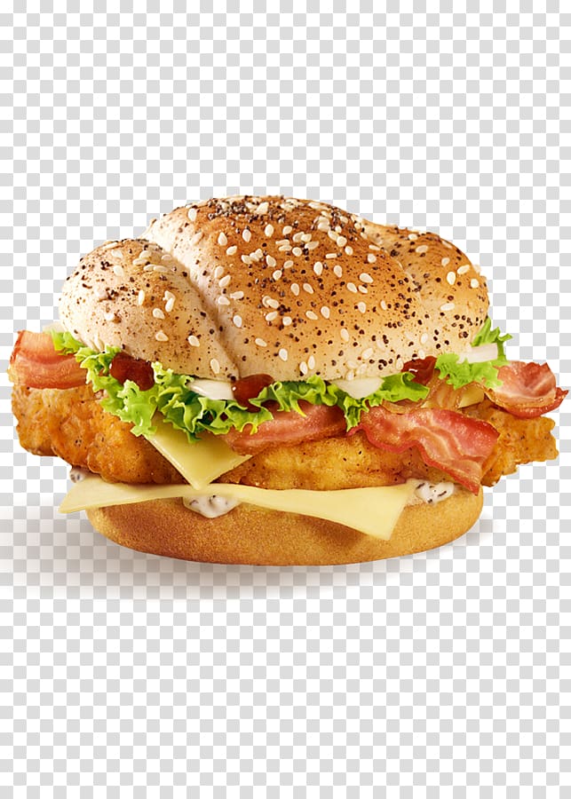 Hamburger KFC Bourges Bacon Big N\' Tasty, kfc transparent background PNG clipart