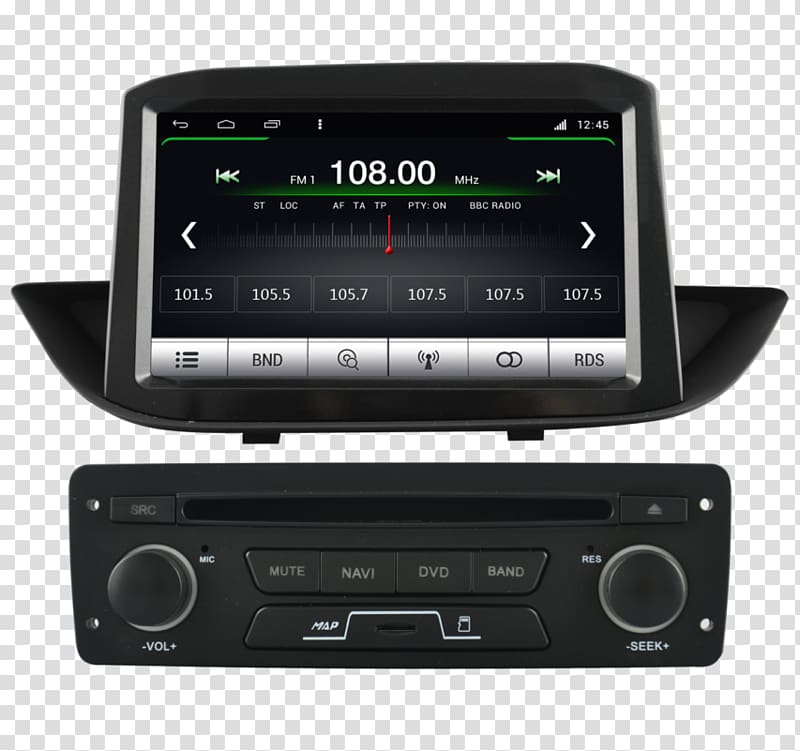 Peugeot 308 GPS Navigation Systems Car Vehicle audio, peugeot transparent background PNG clipart