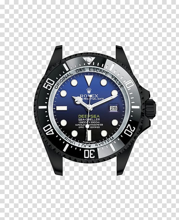 Rolex Sea Dweller Deepsea Challenger Watch Mariana Trench, rolex transparent background PNG clipart