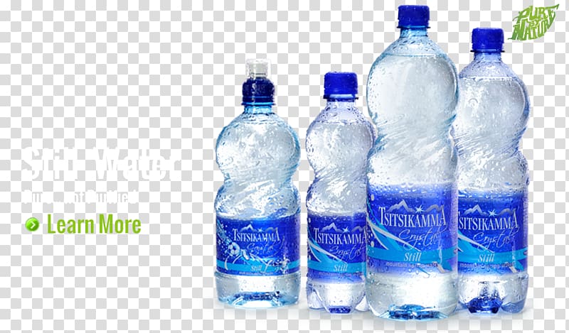 Carbonated water Distilled water Bottled water, mineral water transparent background PNG clipart
