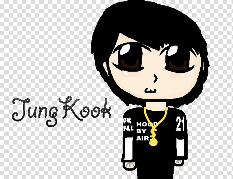 Chibi Drawing BTS Fan art, Chibi transparent background PNG clipart