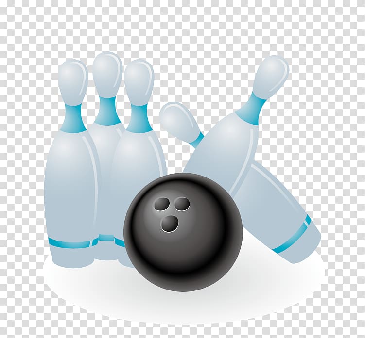 Ten-pin bowling Bowling pin Bowling ball, Bowling material transparent background PNG clipart