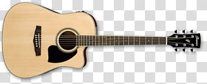 Ibanez Artcore Vintage ASV10A Acoustic guitar Dreadnought Acoustic-electric guitar, Acoustic Performance transparent background PNG clipart thumbnail