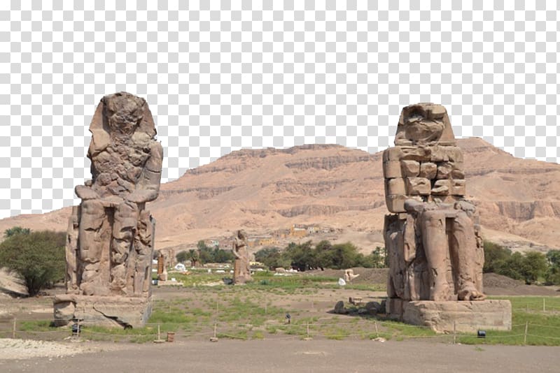 Karnak Colossi of Memnon Valley of the Kings Hurghada Edfu, Egypt Stones transparent background PNG clipart