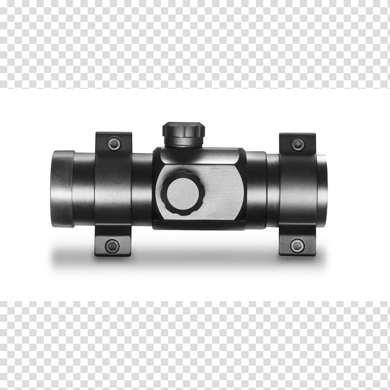 Reflector sight Red dot sight Telescopic sight Weaver rail mount, collimator sight transparent background PNG clipart