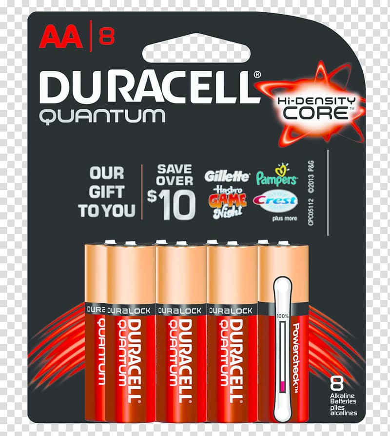 Electric battery Alkaline battery Duracell Font, duracell transparent background PNG clipart