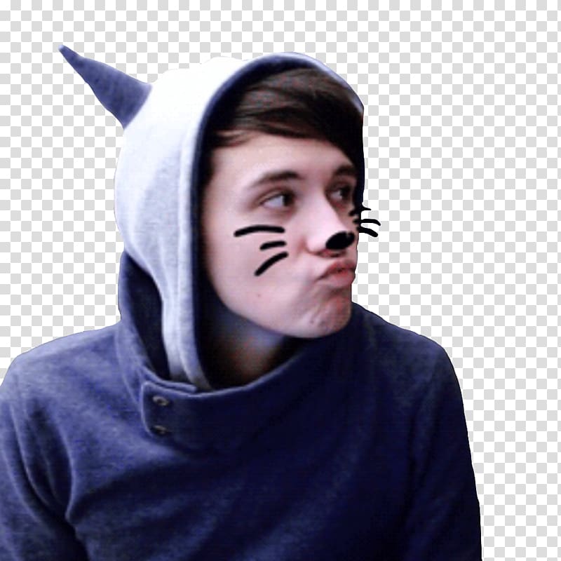 Phil Lester Sticker Dan and Phil, look transparent background PNG clipart