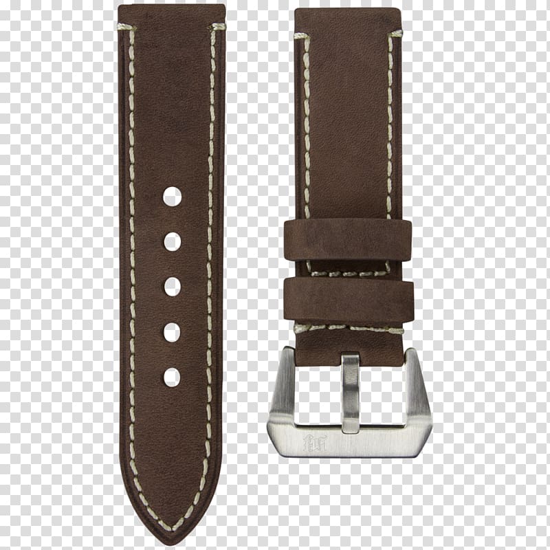 Watch strap Leather Buckle, marked buckle transparent background PNG clipart