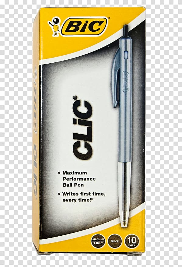 Paper Ballpoint pen Bic Cristal, pen transparent background PNG clipart