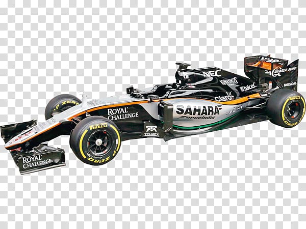 Formula One car Sahara Force India F1 Team Force India VJM09 2016 Formula One World Championship Formula racing, Mercedes Amg Petronas F1 Team transparent background PNG clipart