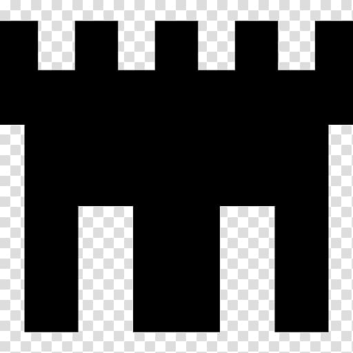 Computer Icons Fortification Logo Building, Castle black transparent background PNG clipart