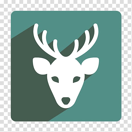 Reindeer Santa Claus Moose Christmas Icon, Deer icon transparent background PNG clipart