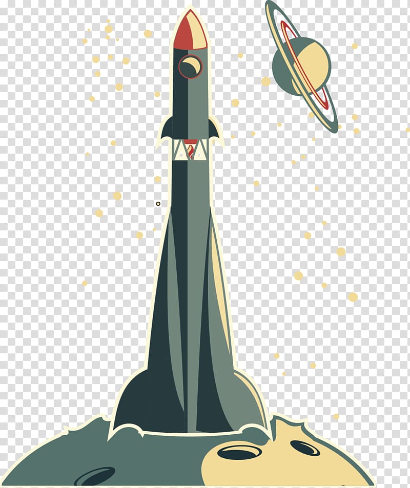Rocket Spacecraft Aerospace Illustration, rocket transparent background PNG clipart