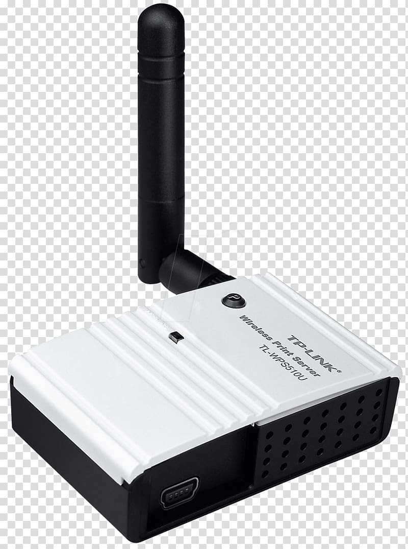 TP-Link TL-WPS510U Print Servers TP-LINK TL-PS310U Router, printer transparent background PNG clipart