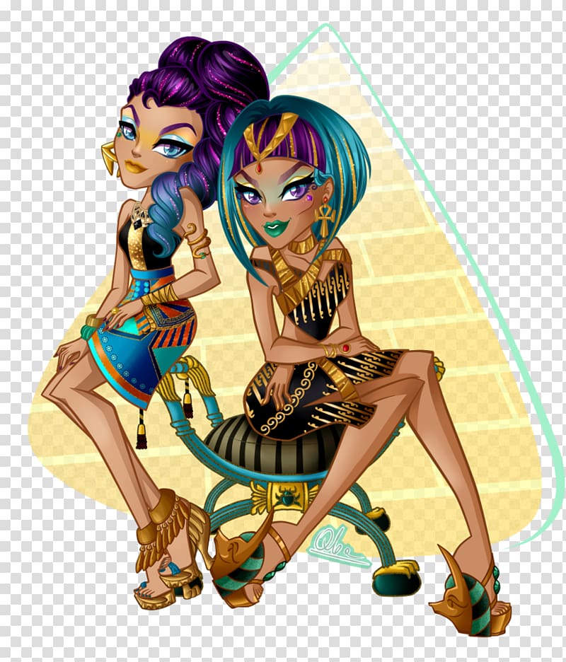 Monster High Frankie Stein Cleo DeNile , monster transparent background PNG clipart