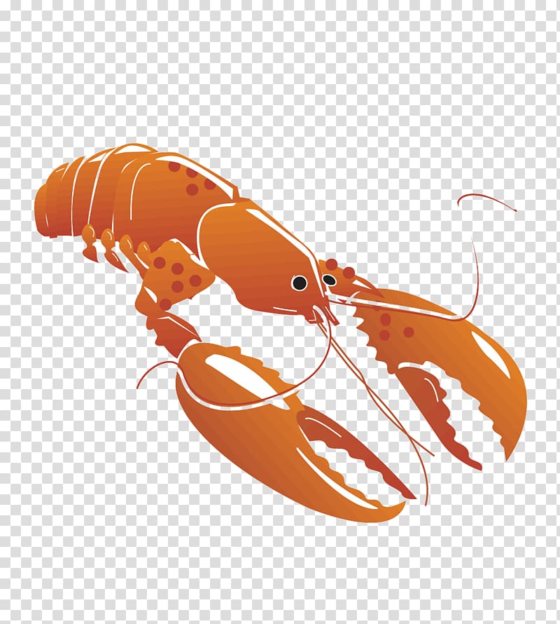 Lobster Seafood Shrimp, Cartoon Lobster transparent background PNG clipart