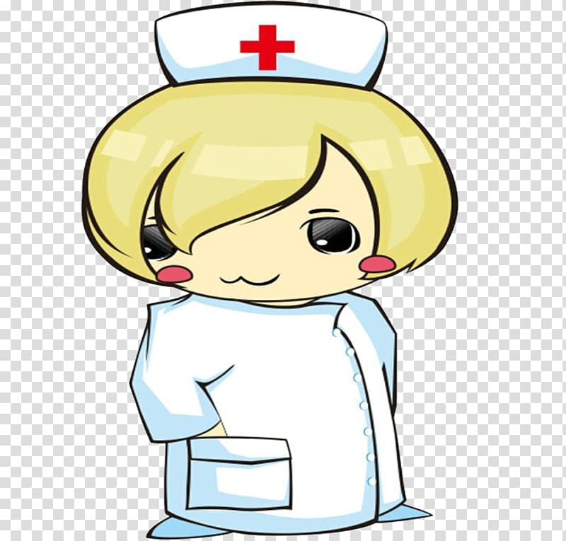 Nurse uniform Physician Cartoon, Female doctor cartoon transparent background PNG clipart