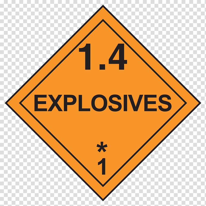 Dangerous goods Placard Explosive material Explosion Title 49 of the Code of Federal Regulations, public goods transparent background PNG clipart