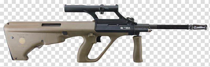 Assault rifle Trigger Firearm Steyr AUG Steyr Mannlicher, assault rifle transparent background PNG clipart