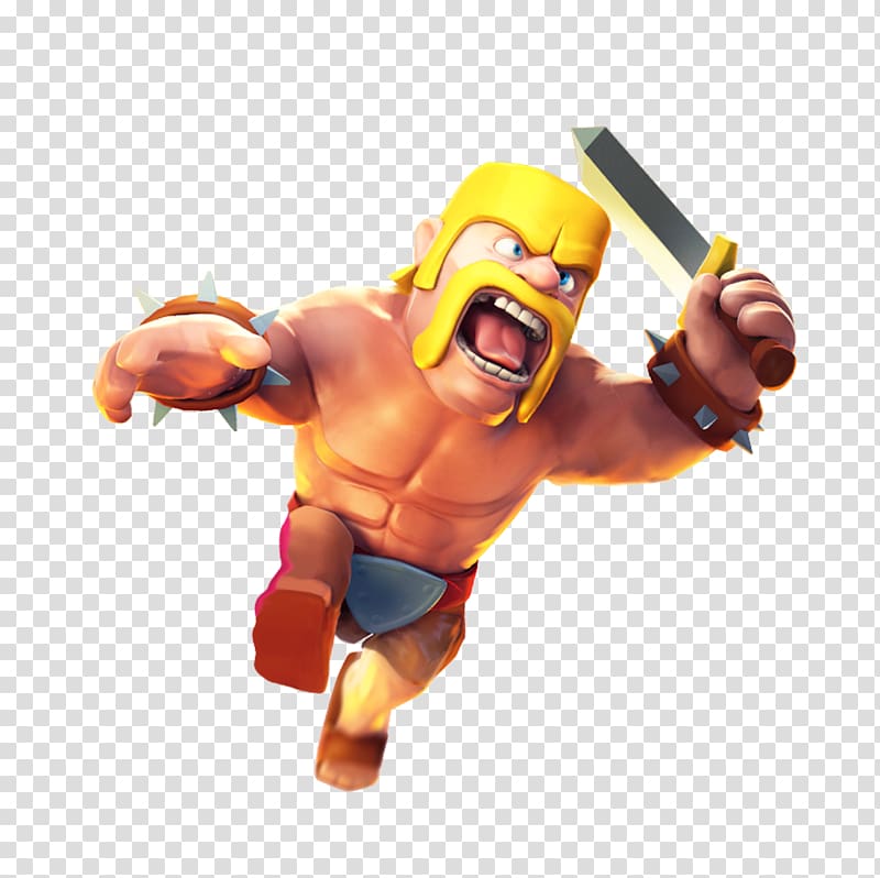 Clash of Clans barbarian illustration, Clash of Clans Clash Royale Game Display resolution, Clash of Clans Background transparent background PNG clipart
