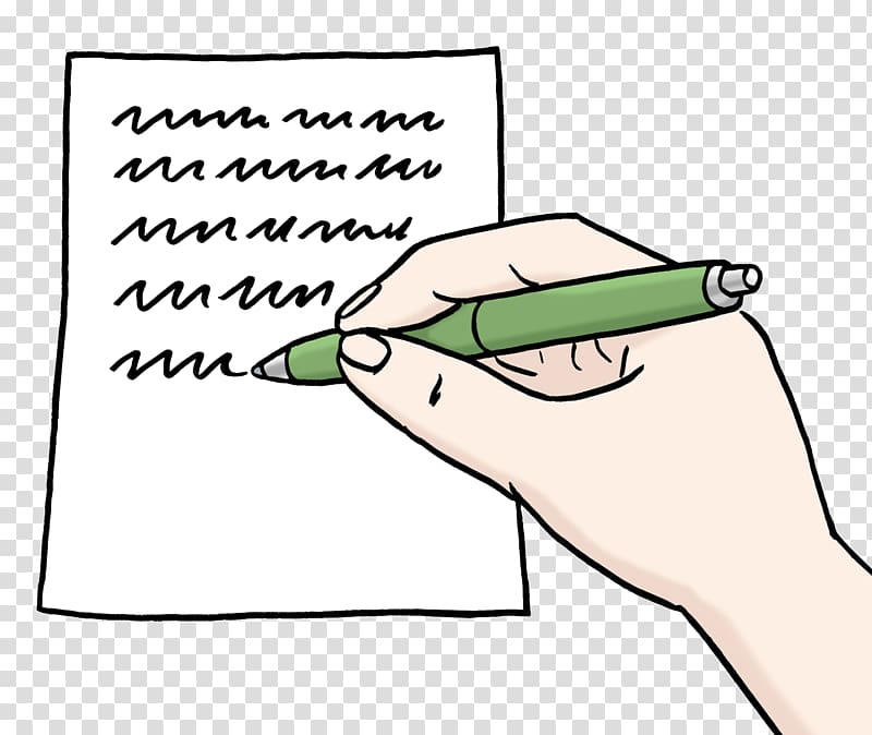 writing a note clipart