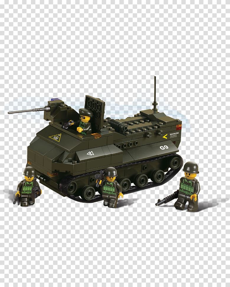 Toy block LEGO Military Army Tank, military transparent background PNG clipart