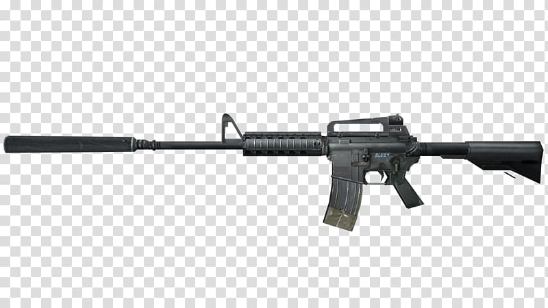 Airsoft Guns M4 carbine Rifle Close Quarters Battle Receiver, assault rifle transparent background PNG clipart