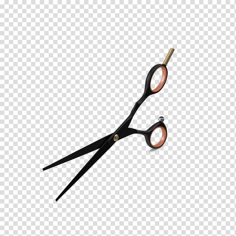 Scissors Hair-cutting shears Barber Hairdresser, Open barber scissors transparent background PNG clipart